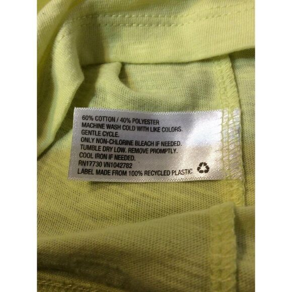 WILD Fable Women Tank Sleeveless Top S Yellow Algodon Polyester - Picture 3 of 4